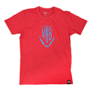 Camiseta Mattos Racing MTB Vermelha – Conforto e Performance para Ciclismo e Trilha