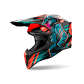 Capacete Airoh Wraap Cyber – Off Road Motocross Leve e Resistente com Alta Ventilação
