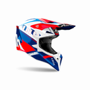 Capacete Airoh Wraap Feel Blue/Red Gloss – Capacete para Motocross, Enduro e Off-Road