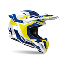 Capacete Airoh Twist 3 Dynasty BLUE/YELLOW – Off-Road Leve e Alta Proteção