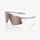 Óculos 100% Hypercraft SQ Matte Black com Lente Smoke – Ultraleve, Alta Performance e Proteção UV400