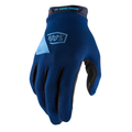Luva 100% Ridecamp MTB Azul Navy/Slate – Conforto, Proteção e Alta Performance para Ciclismo