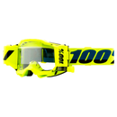 Óculos 100% Accuri Forecast 2 Black – Goggle Motocross com Sistema Roll-Off