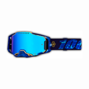 Óculos 100% Armega LE Bruni Signature Navy Blue/Gold – Lente Blue Mirror para Motocross e Enduro