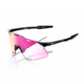 Óculos 100% Hypercraft SQ Matte Black com Lente Smoke – Ultraleve, Alta Performance e Proteção UV400