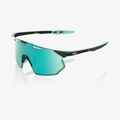 Óculos 100% Hypercraft SQ Matte Black com Lente Smoke – Ultraleve, Alta Performance e Proteção UV400