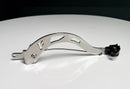 Pedal de Freio Inox Ponta Retrátil Preto - Foco Racing