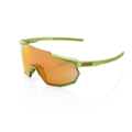 Óculos 100% Racetrap Matte Washed Out com Lente Persimmon – Alta Performance e Proteção UV400