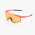 Óculos 100% Racetrap Matte Washed Out com Lente Persimmon – Alta Performance e Proteção UV400