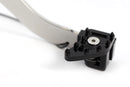 Pedal de Freio Inox Ponta Retrátil Preto - Foco Racing