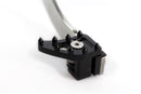 Pedal de Freio Inox Ponta Retrátil Preto - Foco Racing