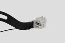Pedal de Freio Aço Carbono Ponta Retrátil Preto - Foco Racing