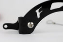 Pedal de Freio Aço Carbono Ponta Retrátil Preto - Foco Racing